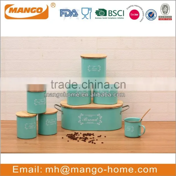 Simple Metal Kitchen Canister Set photo-6