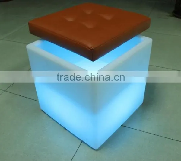 Rechargeable Night Club Table Ktv Bar Chair Led Wine Cubic Tank photo-3