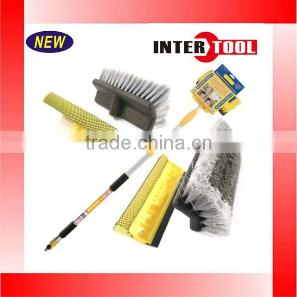 3M 9Ft Extendable Aluminum Telescopic Water Fed Window Car Van Wash Brush photo-6