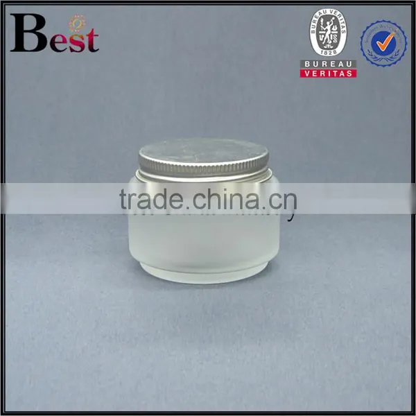 15/30/50/100g Clear Glass Cream Jar Round Shape Glass Jar for Face Cream photo-4