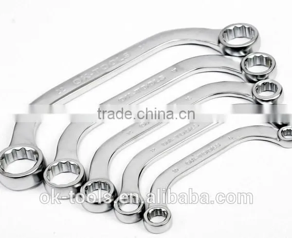 OK-Tools Wholesale Supplier U-Type Double End Offerset Ring Sppanner Set photo-2