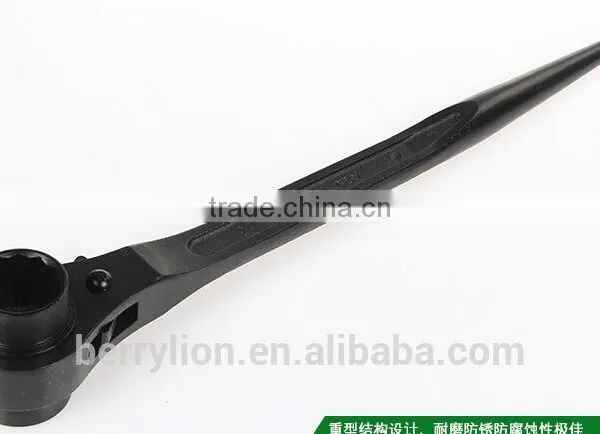 Berrylion Rat-Tail Ratchet Wrench 24-27 Ratchet Wrench Black Rat-tail Wrench photo-2