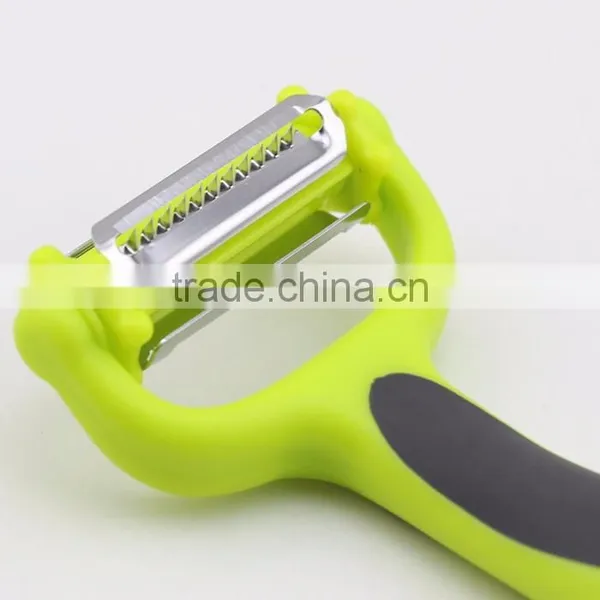 Stainless Steel 360 Degree Rotating Multifunctional Peeler With 3 Blades photo-5