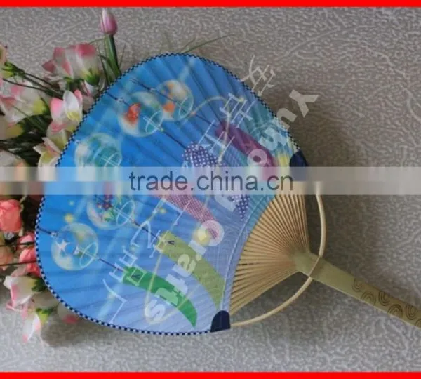 OEM Excellent Creative Design Round Paper Fan With Printing photo-2