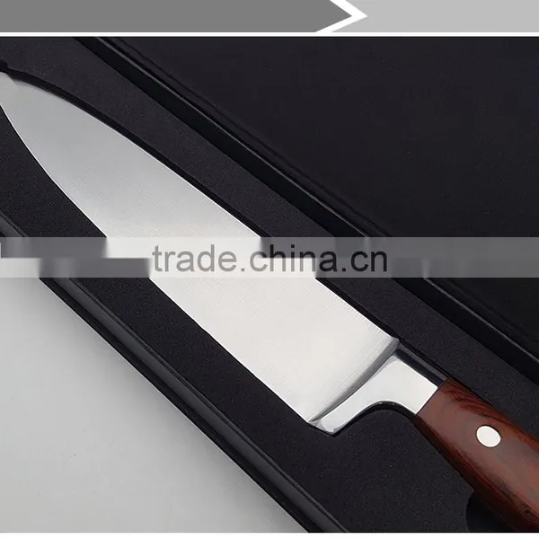 8 Inch Stainless Steel Chef Knife, Professional Kitchen Cutlery, Triple Riveted photo-5