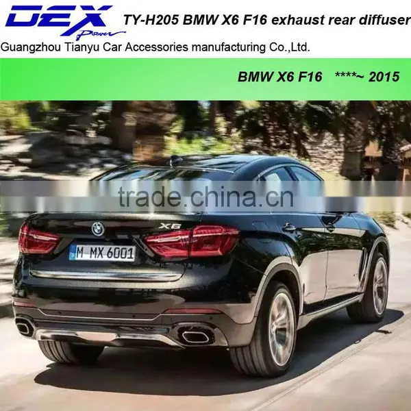 Auto Parts PP Material B~MW X6 F16 Exhaust Rear Diffuser Rear Trims photo-2