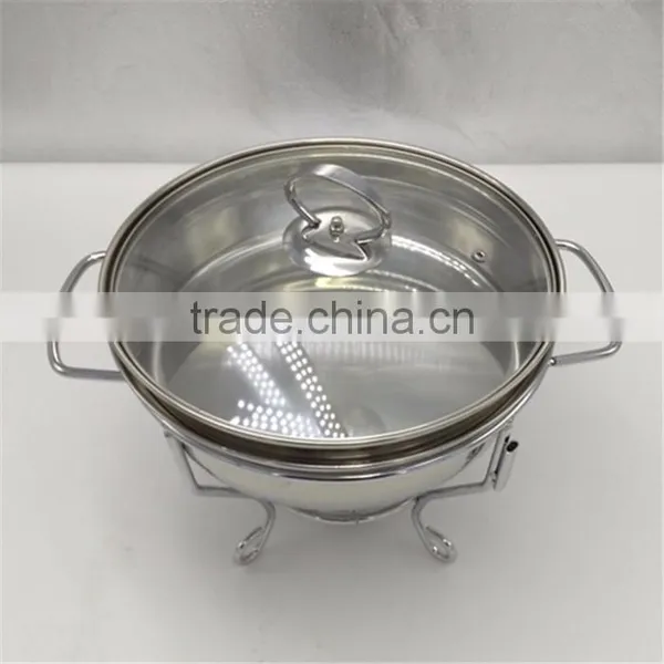 3.5L Mini Stainless Steel Round Chafing Dish for Buffet photo-5