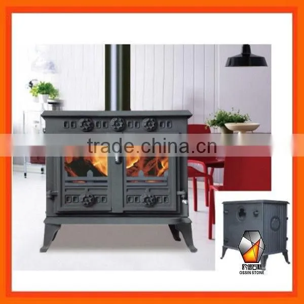 New Style Double Door Cast Iron Wood Burning Cook Stove photo-5