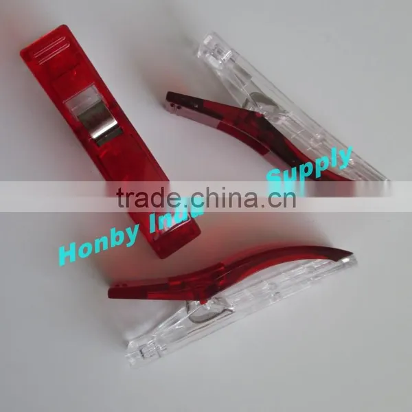 55mm Coloured Plastic Sewing Patchwork Big Spring Quilting Clip photo-3