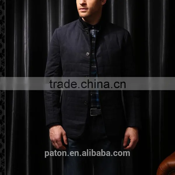Custom Business Formal Point Collar Men Winter Jackets photo-5