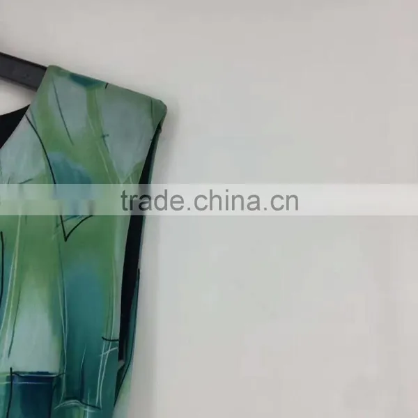 Women Clearance Lots Sleeveless Digital Print Summer Dress photo-3