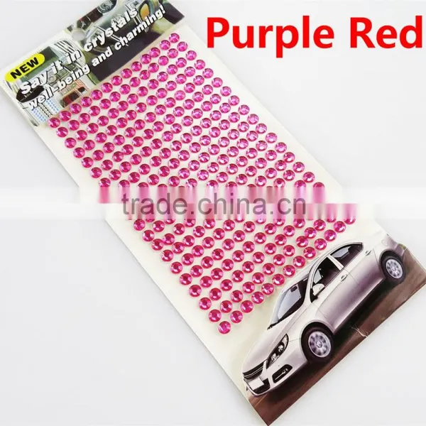 Bling Self Adhesive DIY Rhinestone Sticker Gems Crystals Sticker photo-2