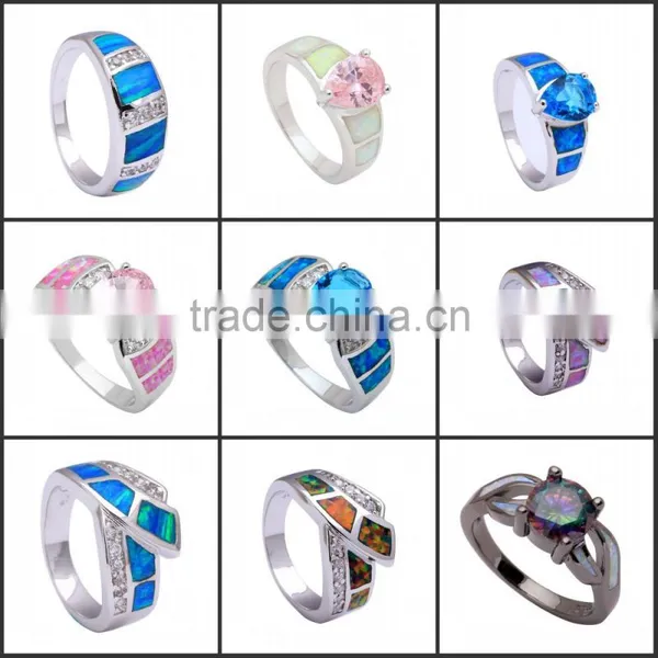 Opal Ring Jewelry Accessories Finished Wedding Engagment Ring photo-5