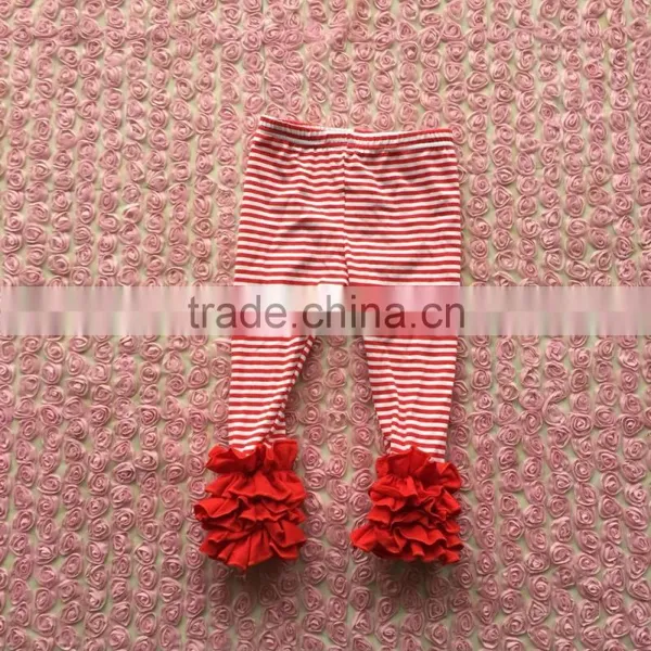 2016 Hot Sale Baby Stripe Fuller Ruffles Icing Pants Baby Icing Leggings photo-4