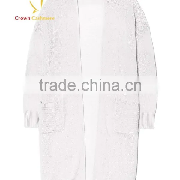 White Long Womens Cardigan in China photo-4