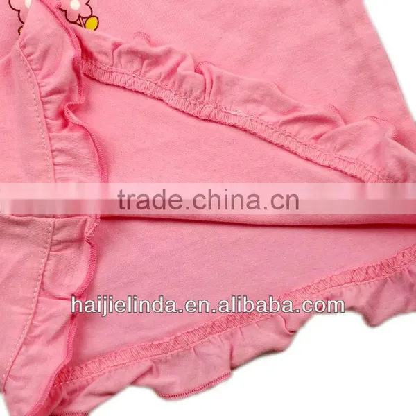 100%Cotton Girls Short Sleeve Children Tshirt photo-2