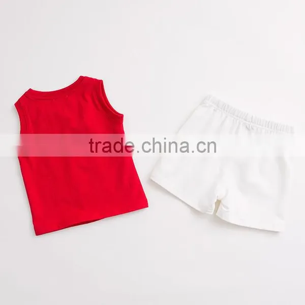 Children Clothing Sets Colourful Printed Summer Cotton Short Sleeve Clothing Sets photo-3