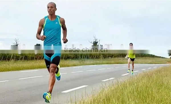 Custom CoolMax Dryfit Moisture Wicking Sleeveless Running Shirts for Men photo-2