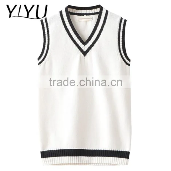 Casual Loose Flower Embroidery Knit School Uniform Cardigans for Students photo-5