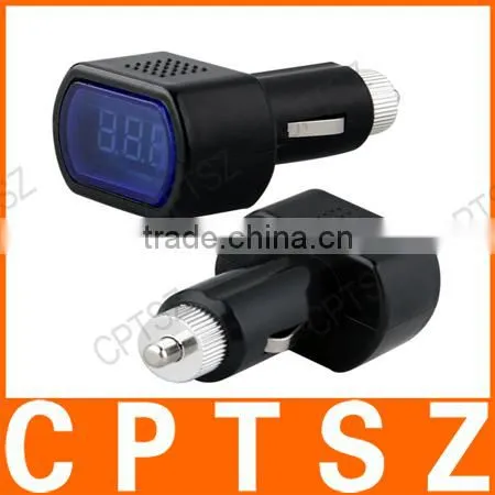 USB Car Voltmeter / Digital Auto Voltage Detector / Battery Voltage Meter Monitor Detector Count photo-4