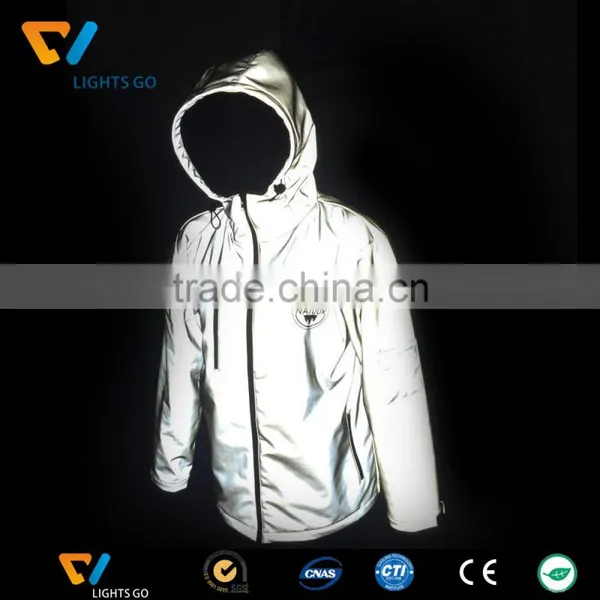 2017 hi Vis Outdoor Safety Cycling Waterproof Rain Reflective Jacket photo-2