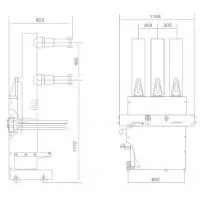 BOXD 40.5KV ZN85-40.5 Indoor High Voltage Vacuum Circuit Breaker (VCB) (IVCB) photo-3