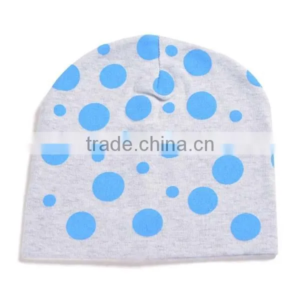Spring&summer Korea Style 100%cotton Cute Boys&girls Dots Pattern Baby Dress Hats photo-3