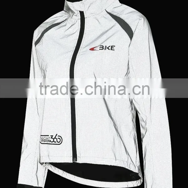 Women's Reflective Waterproof NIGHT VISION 360 Cycling Jacket photo-3