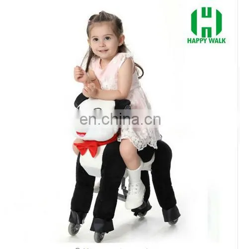 HI 2017 Hot Sale Mechanical Plush Ride on Horse Toy Pony for Kids photo-4