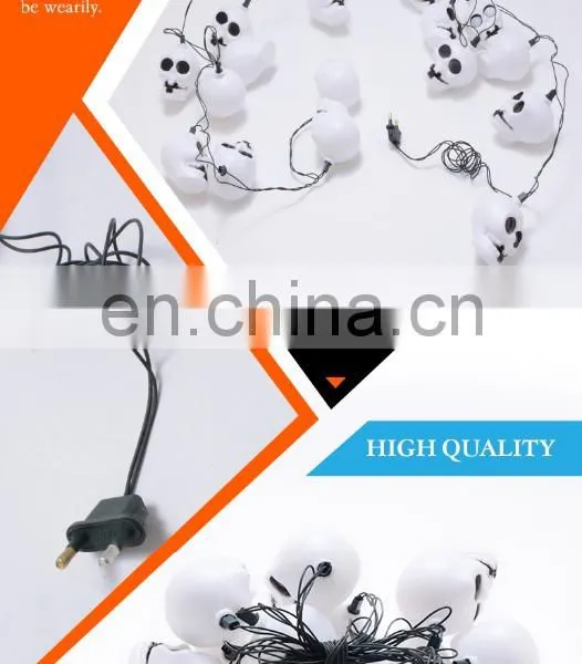 Fashion Popular Multicolored Light String Skull Ghost Halloween Party Decoration for Sale photo-2