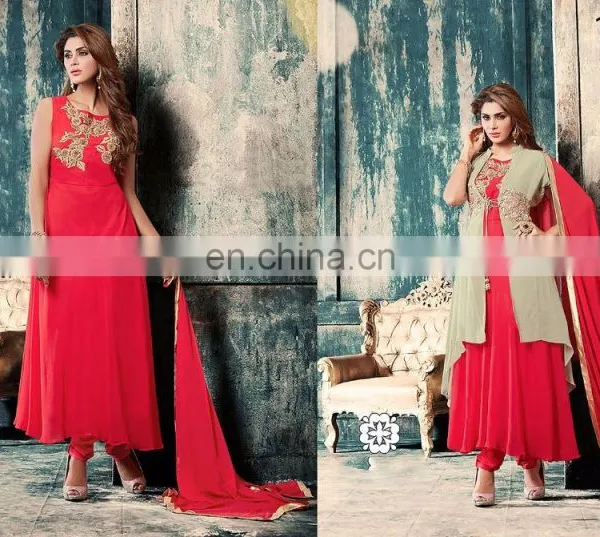 Designer Navy Blue Pakistani Salwar Kameez Wholesale photo-4