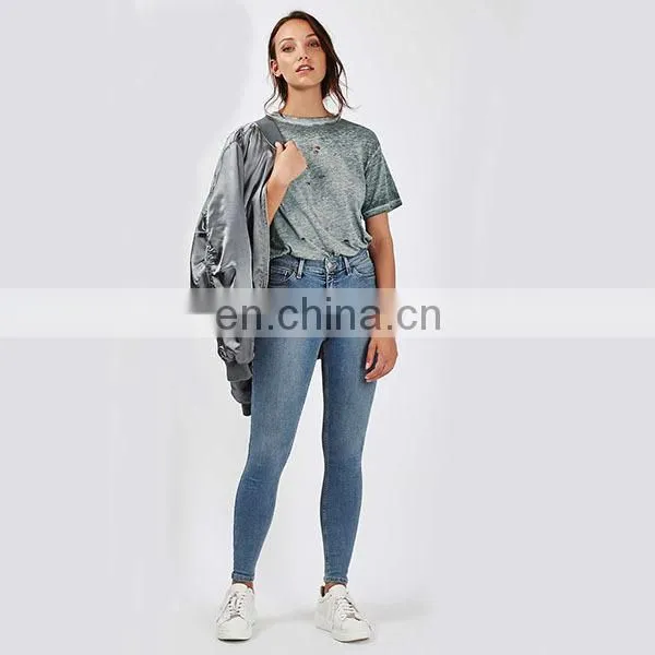 Custom T-shirt Design Wholesale Short Sleeve Women t Shirts Manufactures China photo-3