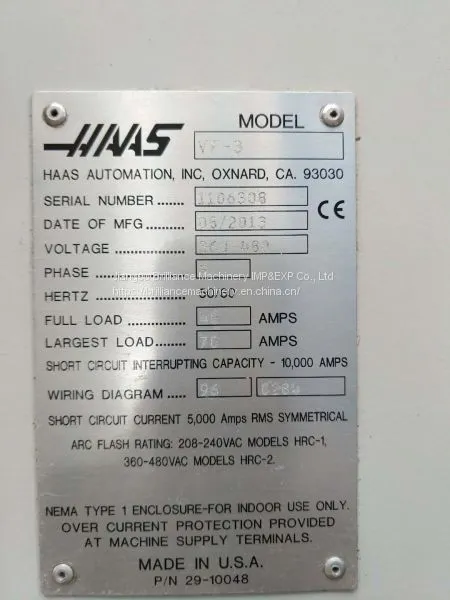 USA Haas VF-3 CNC Vertical Machining Center photo-3