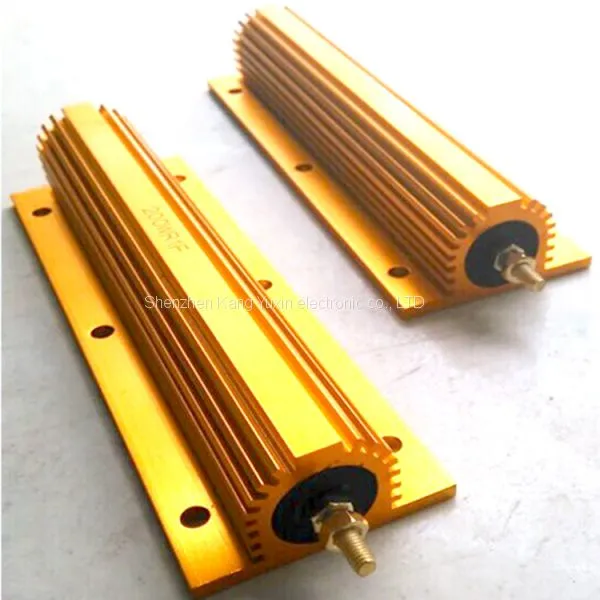 RX24 50W Power Metal Shell Aluminium Gold Resistor 1K 500R 300R 200R 150R 100R 50R 30R 20R 15R 10R 8R 6R 4R 2.5R 1.5R photo-4