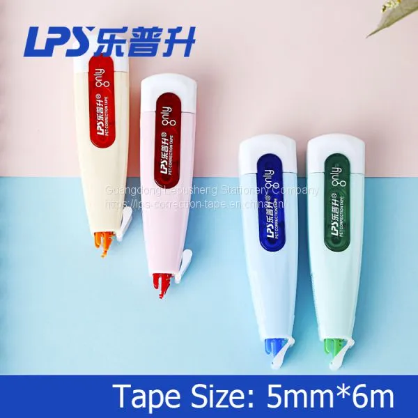 New Style Eco Friendly Stationery Refillable Correction Tape Pen photo-4