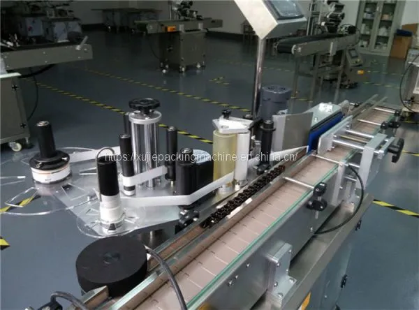 Small Round Bottle Wrap Around Side Labeling Machine photo-2
