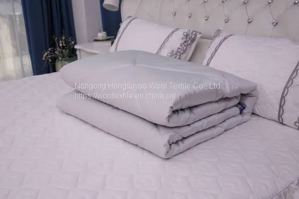100% Camel Wool Cotton Quilt Printed Comforter Winter/Autumn/Spring photo-2