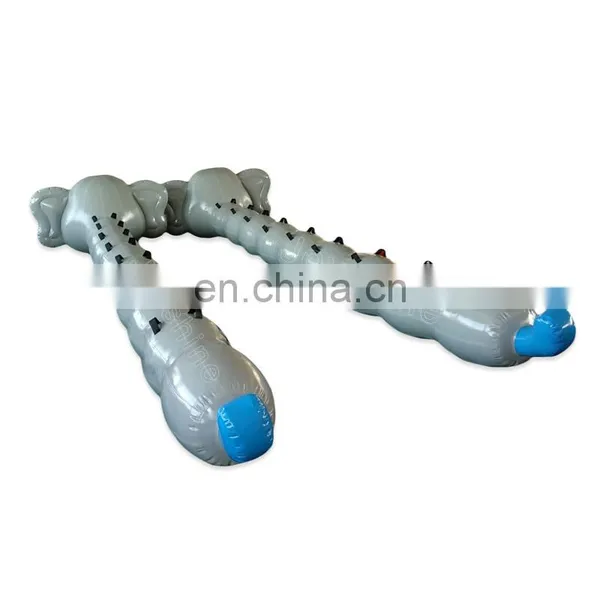 2020 New Design Inflatable Wipeout Sport Games Kids Adult Interactive Game Elephant Ride Tube For Team Building photo-6