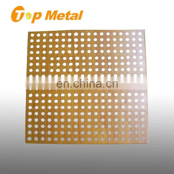 Pressed Metal Ceiling Panel Wood Ceiling Decoration photo-6