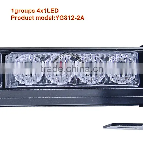 Amber LED Warning Strobe Light Bar With Magnetic for Emergency /Engineering /Rescue/ Barrier Off-road Vehicle 4.9in 35inch photo-2