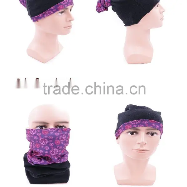 China Supplier JiaBao Weaving Supply 100% Polyester Tube Polar Fleece Bandana