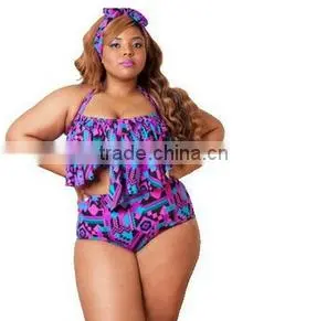 New Arrived Swimwear Bikinis Cheap Fat Lady Sexy Indian Style Bikini photo-2