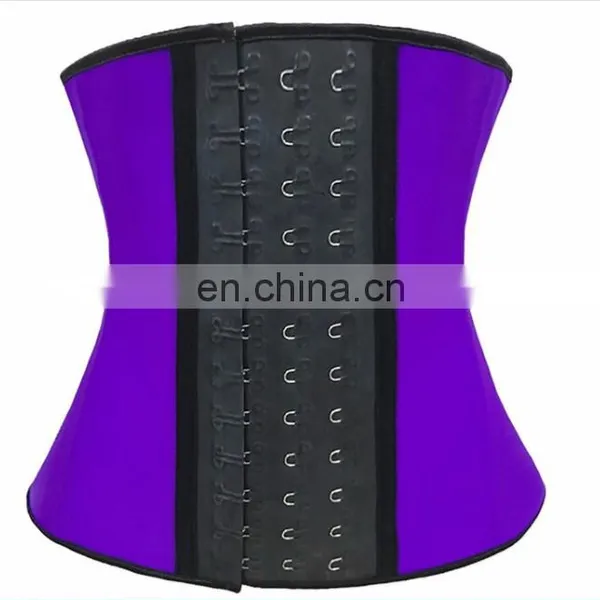 Coldker Women's Underbust Latex Sport Girdle Waist Trainer Corset 4 Boned Body Shaper photo-3