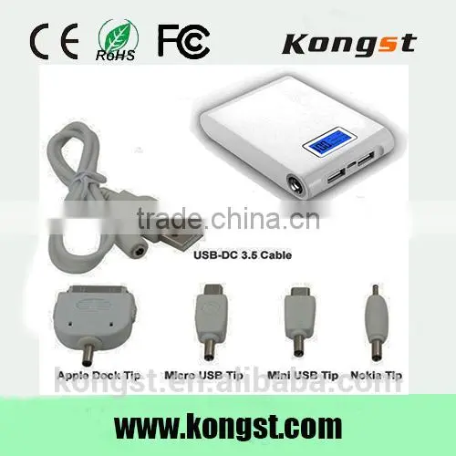 Dual Usb Solar Power Bank 10400mAh With Blink Logo And LED Light photo-3