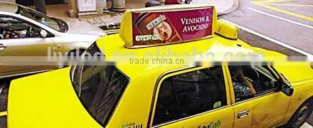 RGB 12v Programmable Led Wireless Taxi Roof Signs Bus Car Digital Window Led Scrolling Message Text Sign photo-2