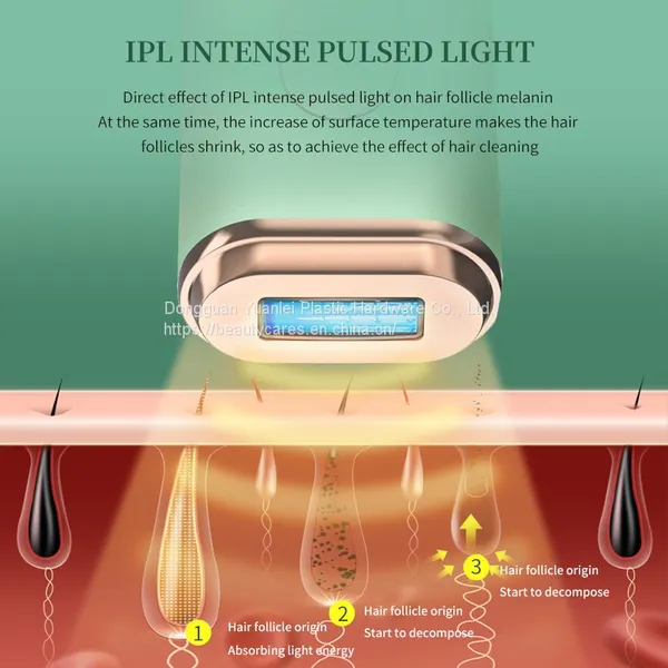 OEM&ODM Handheld Three Light Epilator Machine Remover Mini Portable Painless Permanent IPL Laser Hair Removal photo-2