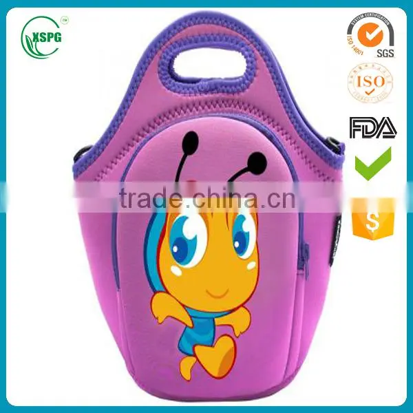 Cartoon Printing Neoprene Tote Bag Lunch Bag