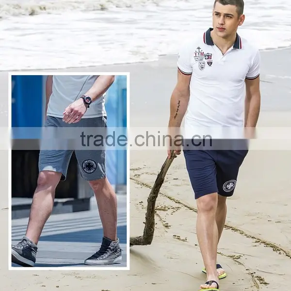 2016 NEW Summer Mens Shorts Pants Sport Casual Gym Short Brand Clothing Boys Shorts Men Jogger Trousers Knee Length Shorts photo-3