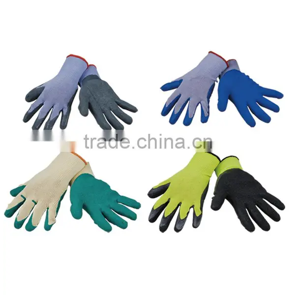 High Quality 21 Gauge Crinkle Latex Gloves With Design LG049 photo-2
