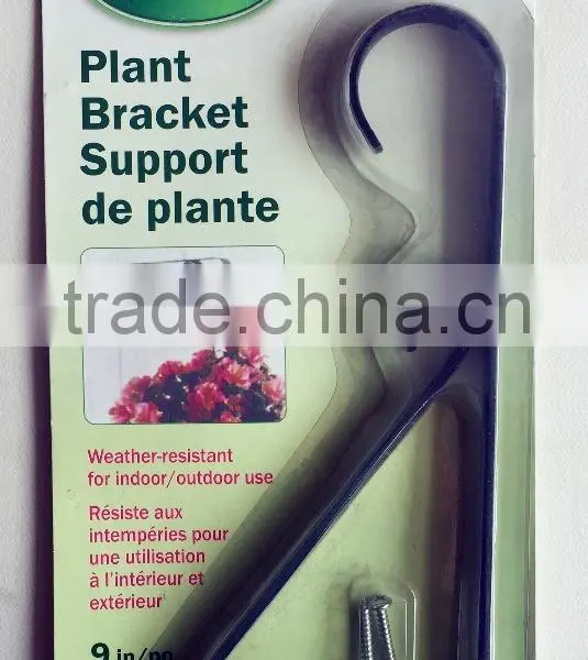 9" Garden Flower Metal Hanging Brackets photo-2